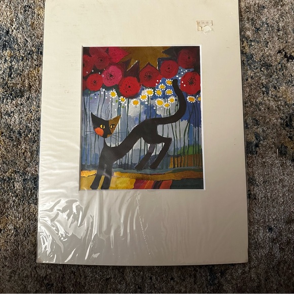 Colorful Cat Art Print - Picture 5 of 9